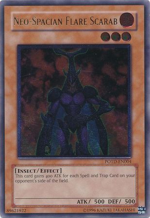 Neo-Spacian Flare Scarab - POTD-EN004 - Ultimate Rare - Unlimited