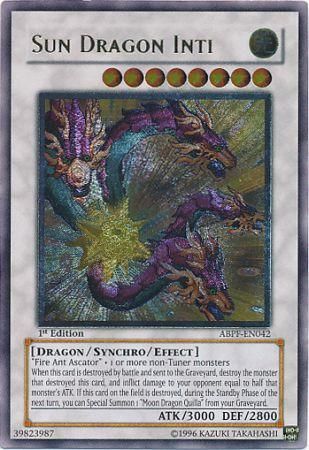 Sun Dragon Inti - Ultimate - ABPF-EN042 - Ultimate Rare - 1st