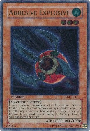 Adhesive Explosive - SOI-EN011 - Ultimate Rare - 1st Edition