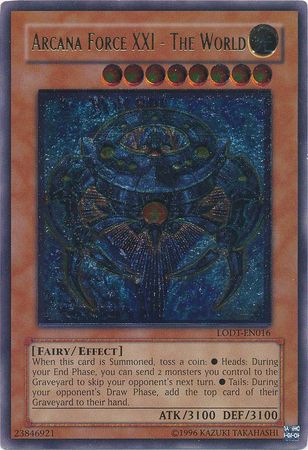 Arcana Force XXI - The World - LODT-EN016 - Ultimate Rare - Unlimited