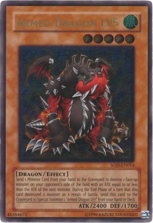 Armed Dragon LV5 - SOD-EN014 - Ultimate Rare - Unlimited