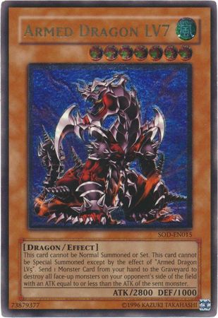 Armed Dragon LV7 - SOD-EN015 - Ultimate Rare - Unlimited