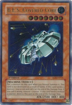 B.E.S. Covered Core - SOI-EN013 - Ultimate Rare - 1st Edition