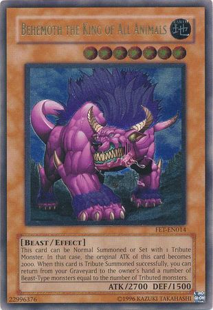 Behemoth the King of All Animals - FET-EN014 - Ultimate Rare - Unlimited