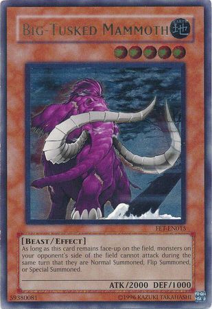 Big-Tusked Mammoth - FET-EN015 - Ultimate Rare - Unlimited