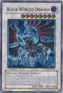 Black-Winged Dragon - Ultimate - TSHD-EN040 - Ultimate Rare - 1st