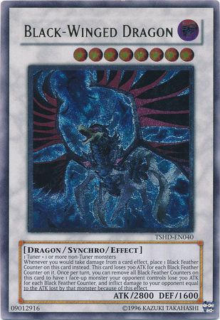 Black-Winged Dragon - Ultimate - TSHD-EN040 - Ultimate Rare - Unlimited