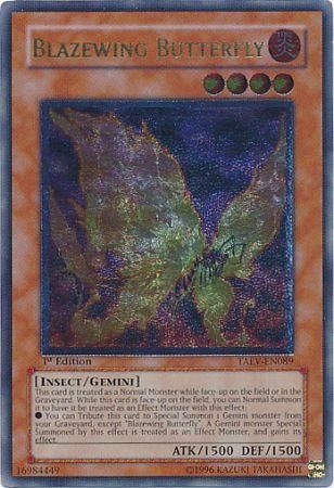 Blazewing Butterfly - TAEV-EN089 - Ultimate Rare - 1st Edition