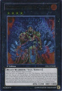 Brotherhood of the Fire Fist - Tiger King - CBLZ-EN048 - Ultimate Rare - 1st Edition