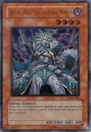 Brron, Mad King of Dark World - EEN-EN022 - Ultimate Rare - 1st Edition