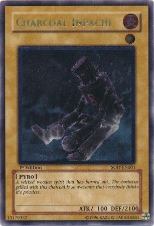 Charcoal Inpachi - SOD-EN001 - Ultimate Rare - 1st Edition