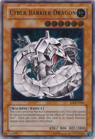 Cyber Barrier Dragon - SOI-EN006 - Ultimate Rare - Unlimited