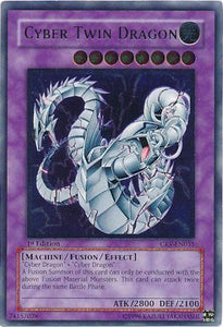 Cyber Twin Dragon - CRV-EN035 - Ultimate Rare - 1st Edition