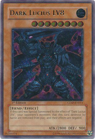 Dark Lucius LV8 - CDIP-EN011 - Ultimate Rare - 1st Edition