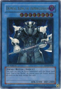 Demise, King of Armageddon - SOI-EN035 - Ultimate Rare - 1st Edition