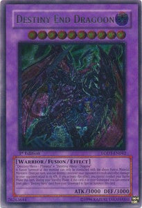 Destiny End Dragoon - LODT-EN042 - Ultimate Rare - 1st Edition