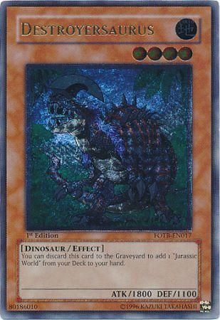 Destroyersaurus - FOTB-EN017 - Ultimate Rare - 1st Edition