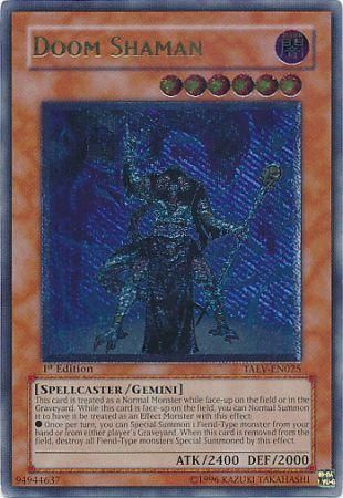 Doom Shaman - TAEV-EN025 - Ultimate Rare - 1st Edition