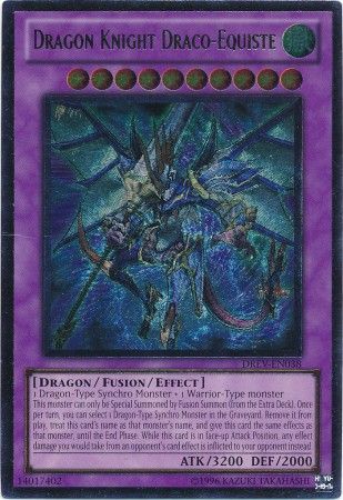 Dragon Knight Draco-Equiste - DREV-EN038 - Ultimate Rare - Unlimited