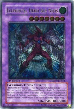 Elemental Hero Air Neos - STON-EN034 - Ultimate Rare - 1st Edition