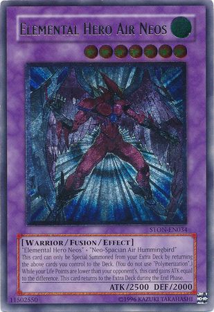 Elemental Hero Air Neos - STON-EN034 - Ultimate Rare - Unlimited