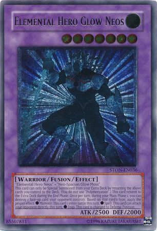 Elemental Hero Glow Neos - STON-EN036 - Ultimate Rare - Unlimited