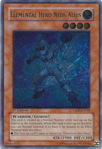 Elemental Hero Neos Alius - TAEV-EN018 - Ultimate Rare - 1st Edition