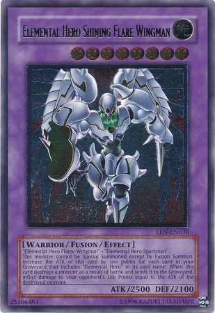 Elemental Hero Shining Flare Wingman - EEN-EN036 - Ultimate Rare - Unlimited