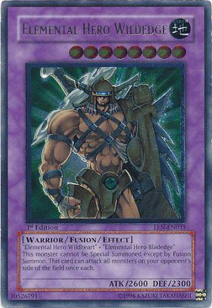 Elemental Hero Wildedge - EEN-EN035 - Ultimate Rare - 1st Edition