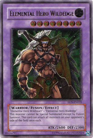 Elemental Hero Wildedge - EEN-EN035 - Ultimate Rare - Unlimited