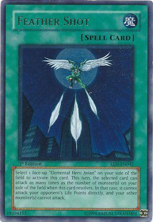 Feather Shot - EEN-EN042 - Ultimate Rare - 1st Edition