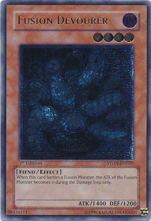 Fusion Devourer - STON-EN020 - Ultimate Rare - 1st Edition