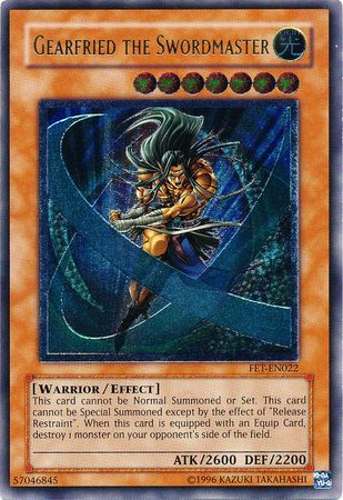 Gearfried the Swordmaster - FET-EN022 - Ultimate Rare - Unlimited