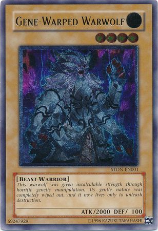 Gene-Warped Warwolf - STON-EN001 - Ultimate Rare - Unlimited