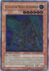 Gladiator Beast Alexander - GLAS-EN017 - Ultimate Rare - 1st Edition