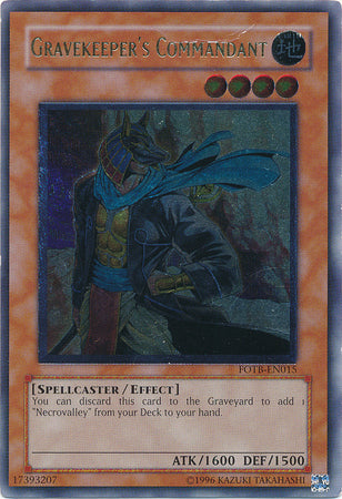 Gravekeeper's Commandant - FOTB-EN015 - Ultimate Rare - Unlimited