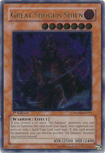 Great Shogun Shien - STON-EN013 - Ultimate Rare - 1st Edition