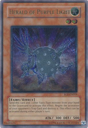 Herald of Purple Light - EOJ-EN019 - Ultimate Rare - Unlimited