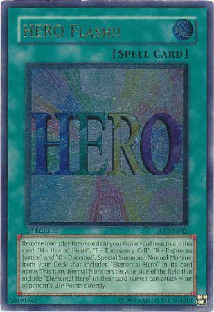 HERO Flash!! - EOJ-EN042 - Ultimate Rare - 1st Edition