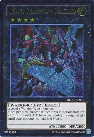 Heroic Champion - Excalibur - REDU-EN041 - Ultimate Rare - Unlimited