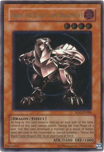 Horus the Black Flame Dragon LV4 - SOD-EN006 - Ultimate Rare - Unlimited