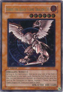 Horus the Black Flame Dragon LV6 - SOD-EN007 - Ultimate Rare - 1st Edition