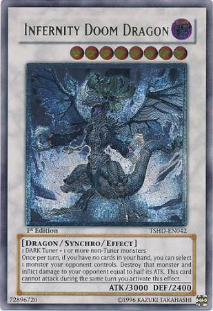 Infernity Doom Dragon - Ultimate - TSHD-EN042 - Ultimate Rare - 1st