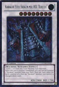 Karakuri Steel Shogun mdl 00X "Bureido" - Ultimate - STOR-EN042 - Ultimate Rare - 1st