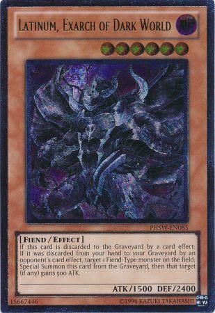 Latinum, Exarch of Dark World - PHSW-EN085 - Ultimate Rare - Unlimited