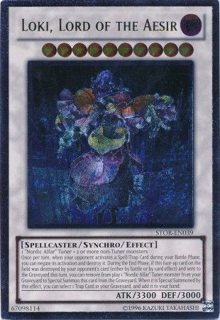 Loki, Lord of the Aesir - Ultimate - STOR-EN039 - Ultimate Rare - Unlimited