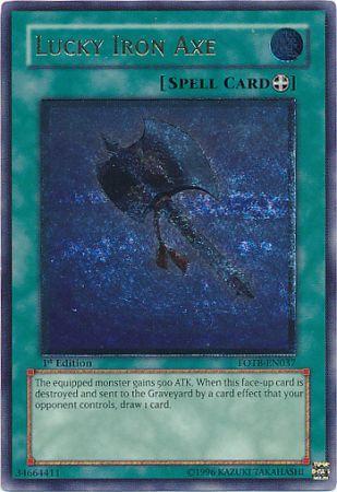 Lucky Iron Axe - FOTB-EN037 - Ultimate Rare - 1st Edition