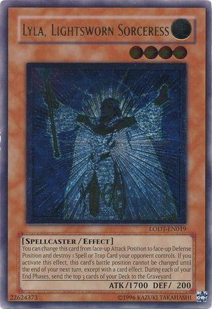 Lyla, Lightsworn Sorceress - LODT-EN019 - Ultimate Rare - Unlimited