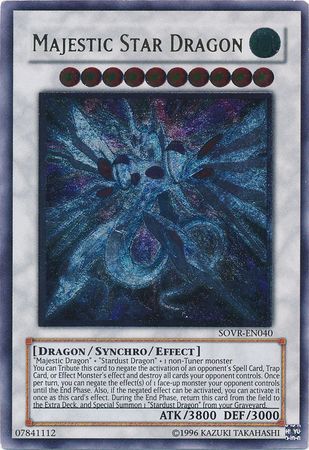 Majestic Star Dragon - Ultimate - SOVR-EN040 - Ultimate Rare - Unlimited