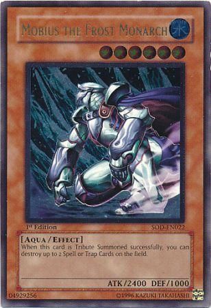 Mobius the Frost Monarch - SOD-EN022 - Ultimate Rare - 1st Edition